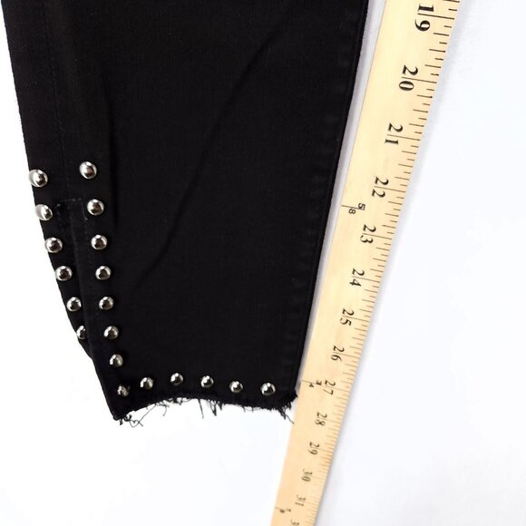 Citizens of Humanity Jeans Rocket High Rise Skinny Size 29 Studded Slit Ankle - Picture 5 of 15